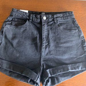 Cotton On black high waisted shorts NWT